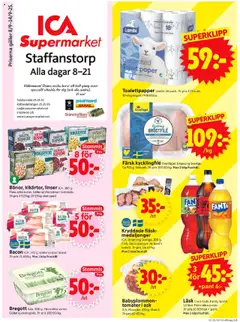 ICA Supermarket - Staffanstorp - Förhandsvisning av reklamblad från butik ICA Supermarket aktuell från 08.09.2025