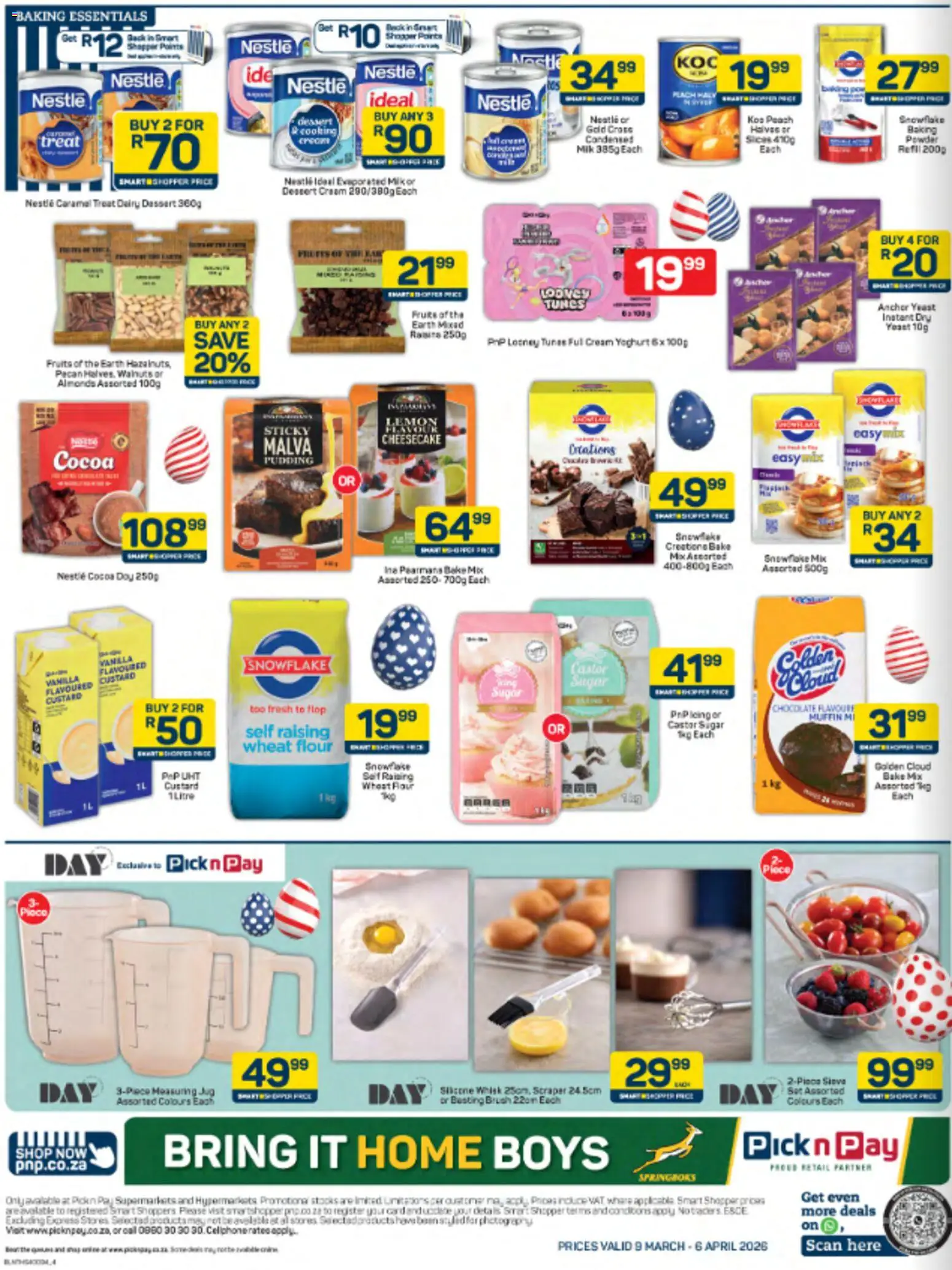 New Pick n Pay catalogue – valid from 09.03.2026 | Page: 4 | Products: Brush, Sugar, Lemon, Caramel