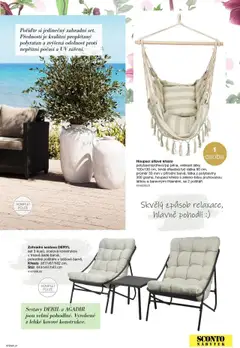 Náhled letáku Sconto nábytek katalog - Zahrada od 01.01.2025 | Strana: 51 | Produkty: Polštáře, Nábytek, Křeslo, Stůl