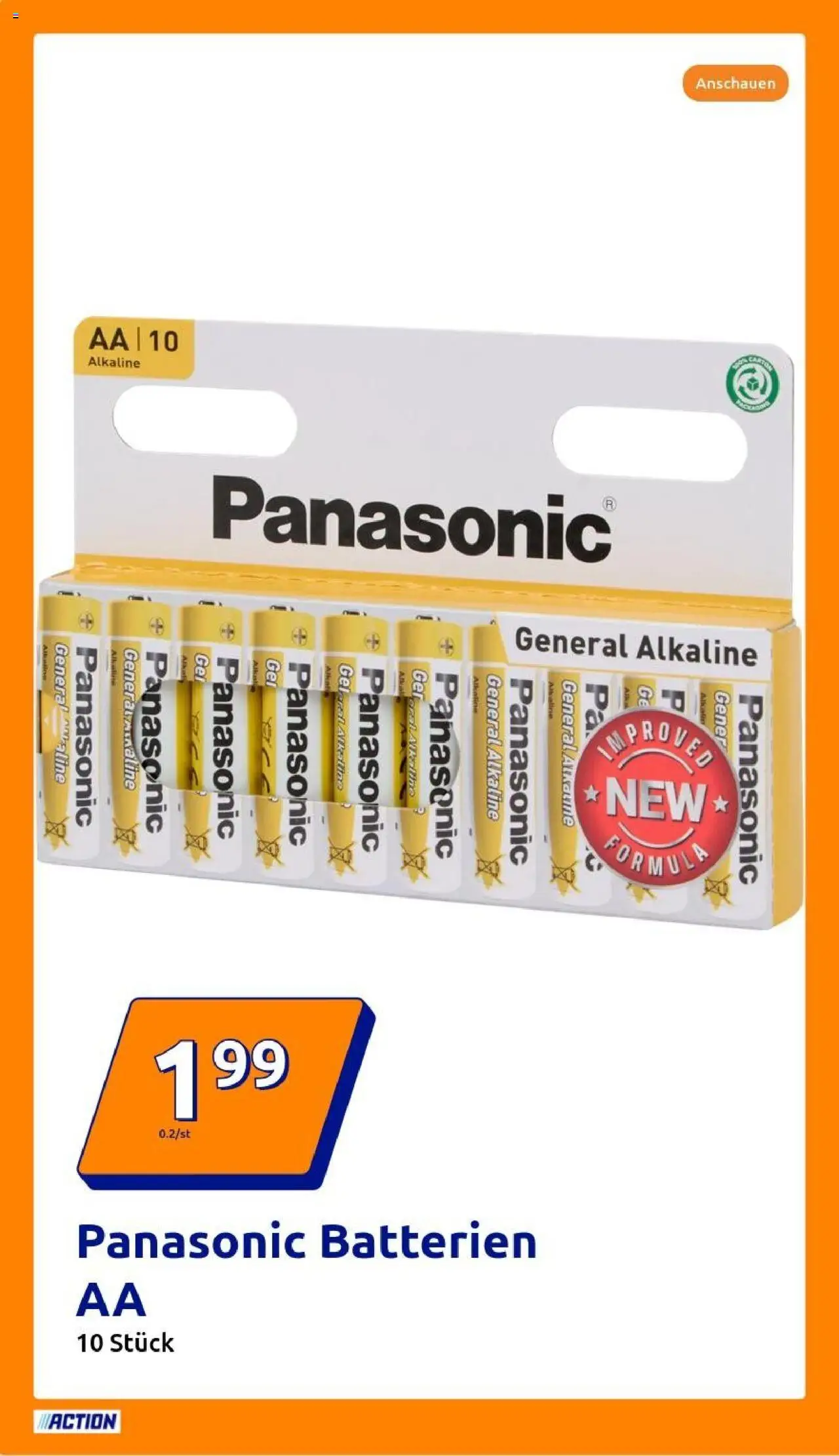 Action Prospekt - gültig ab dem 23.07.2025 | Seite: 6 | Produkte: Panasonic, Batterien