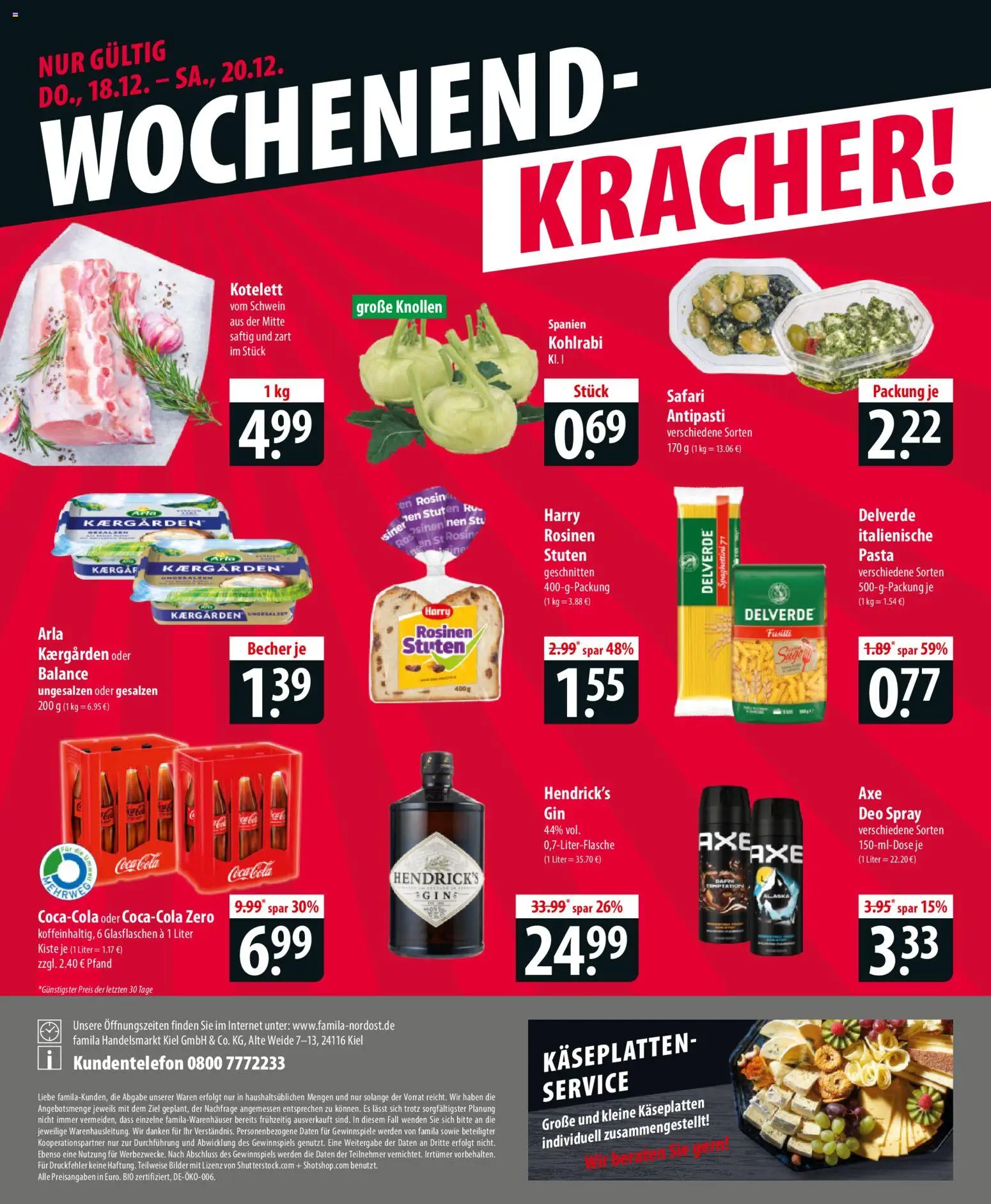 Famila Prospekt 	 – gültig ab 15.12.2025 | Seite: 28 | Produkte: Cola, Kohlrabi, Bilder, Pasta