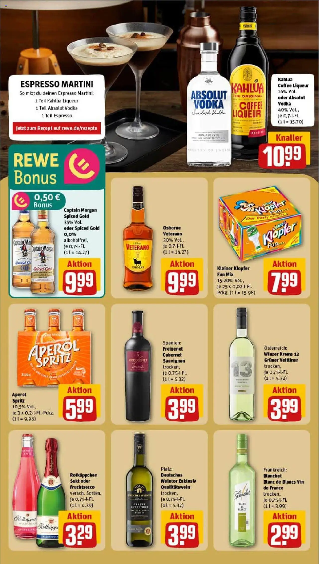 Rewe prospekt Greifswald	 – gültig ab 01.09.2025 | Seite: 23 | Produkte: Martini, Freixenet, Rotkäppchen, Vodka