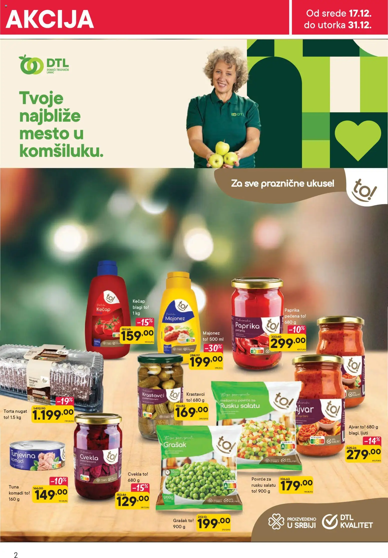 PerSu katalog - važi od 17.12.2025 | Strana: 2 | Proizvode: Majonez, Kečap, Ajvar, Paprika
