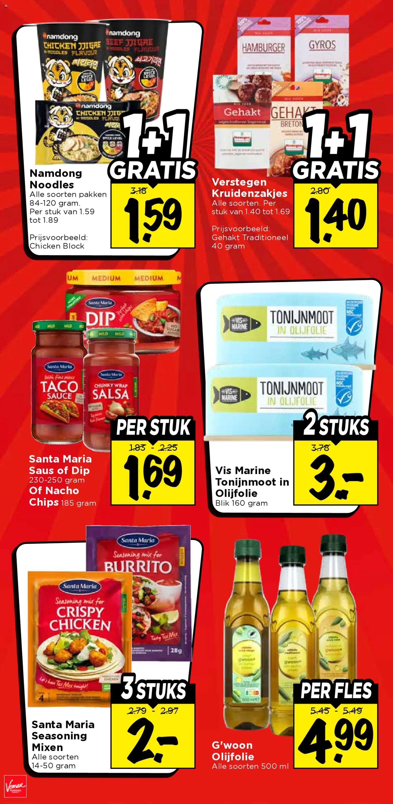 {H1} | Pagina: 24 | Producten: Vis, Gehakt, Burrito, Lapzselatin