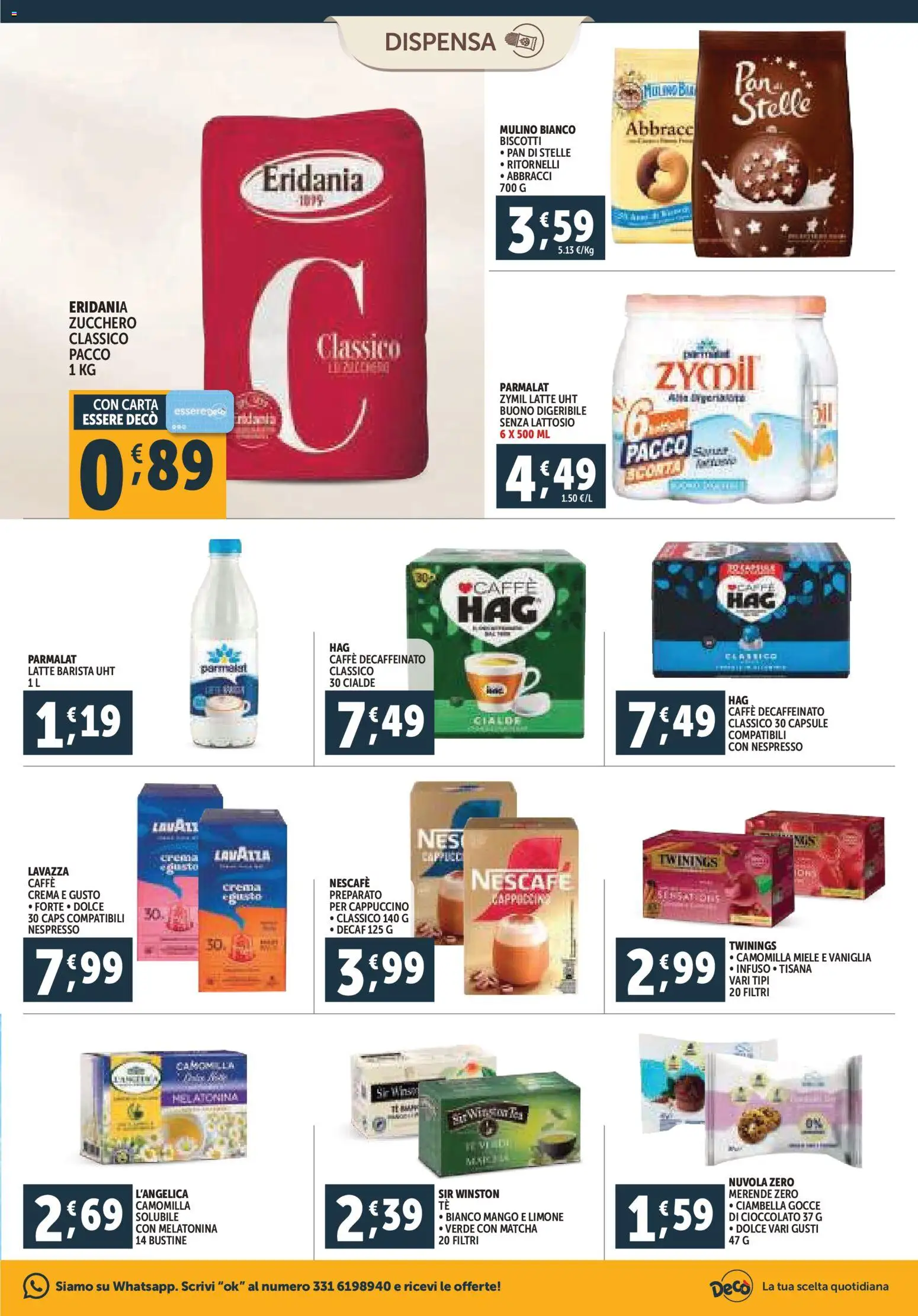 Volantino Decò del 07.11.2025 | Pagina: 11 | Prodotti: Caffè, Latte, Limone, Lavazza