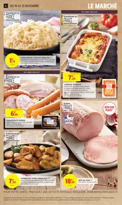 Intermarché - Prévisualisation de Intermarché - Découvrez nos offres de la semaine valide à partir de 18.11.2025 | Page: 6 | Produits: Lasagnes, Porc, Pommes, Choucroute cuite