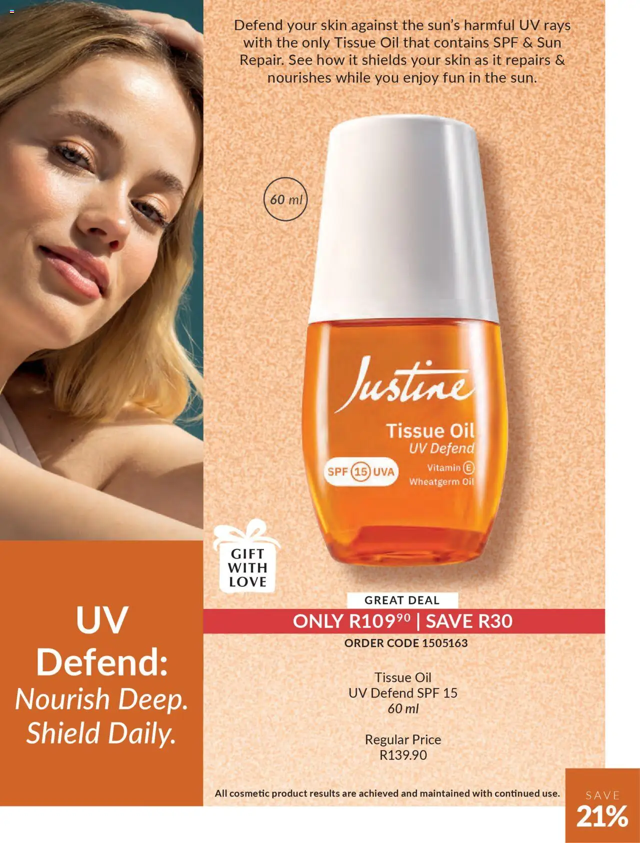 New Justine catalogue – valid from 19.09.2025 | Page: 8 | Products: Tissue oil, Oil