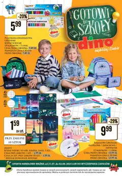 Pogląd oferty "Dino Gazetka - Gotowi do szkoły" - ważna od 21.07.2025