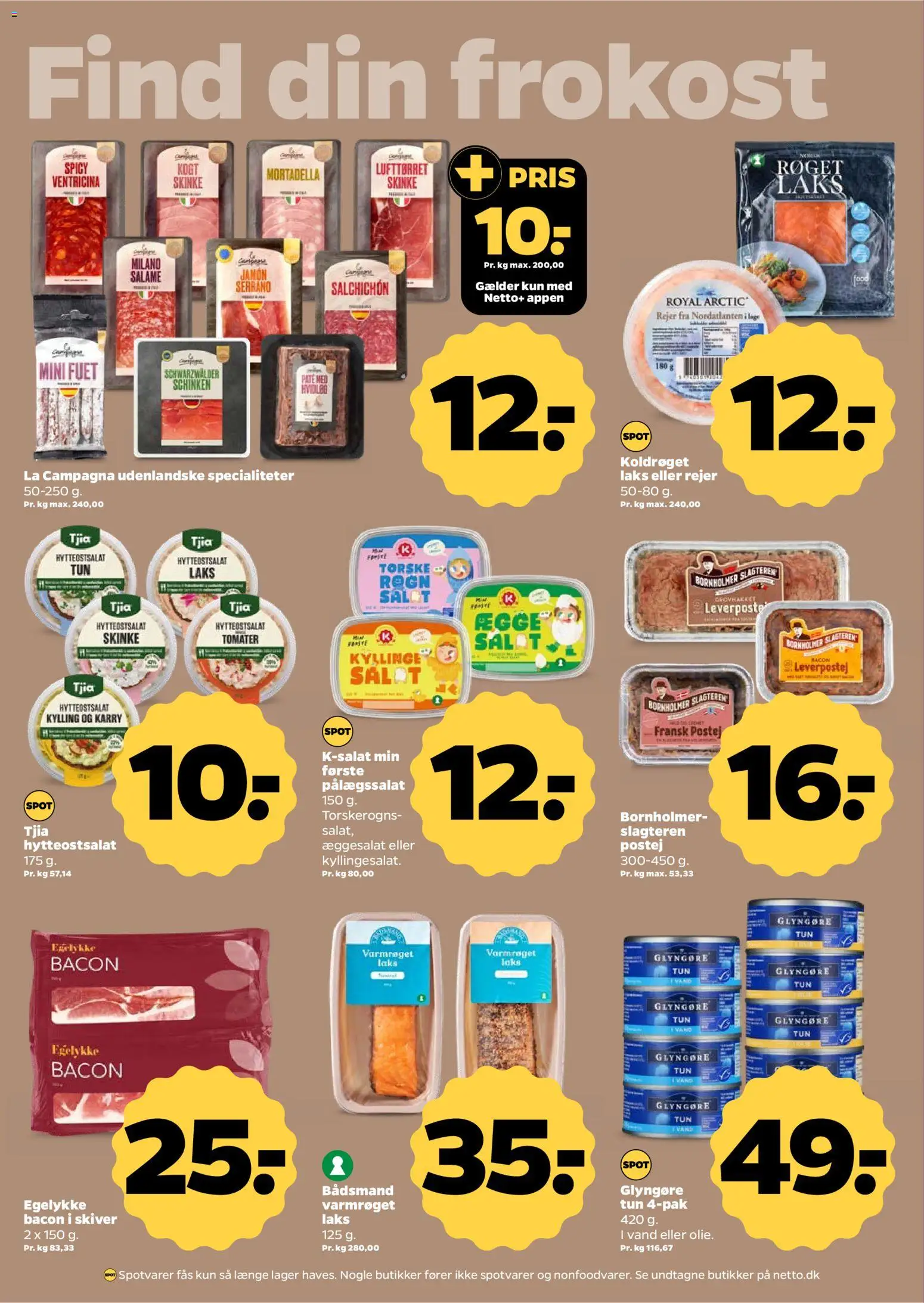 Netto tilbudsavis – gyldig fra 17.01.2026 | Side: 10 | Produkter: Karry, Hvidløg, Bacon, Rejer