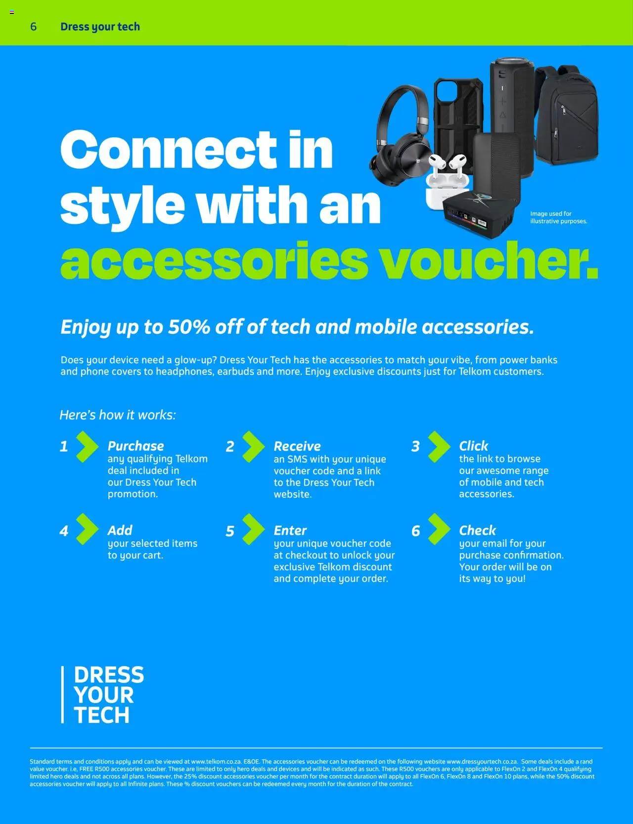 New Telkom catalogue – valid from 05.10.2025 | Page: 6 | Products: Dress, Phone, Earbuds