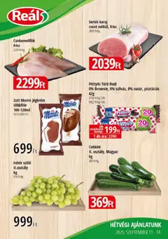 Reál Bevásárló hétvége - Kelet Magyarország - amely érvényes a következő dátumtól: 11.09.2025