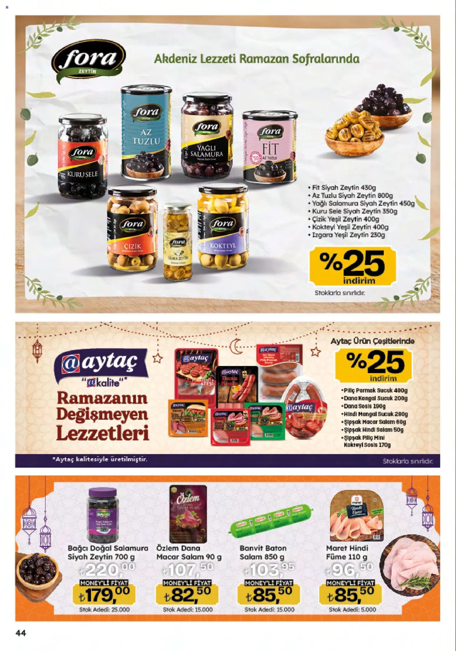 Migros Katalog - 5M Migroskop Dijital - 12.03.2026 tarihinden itibaren geçerlidir | Sayfa: 44 | Ürünler: Salam, Sosis, Zeytin, Izgara
