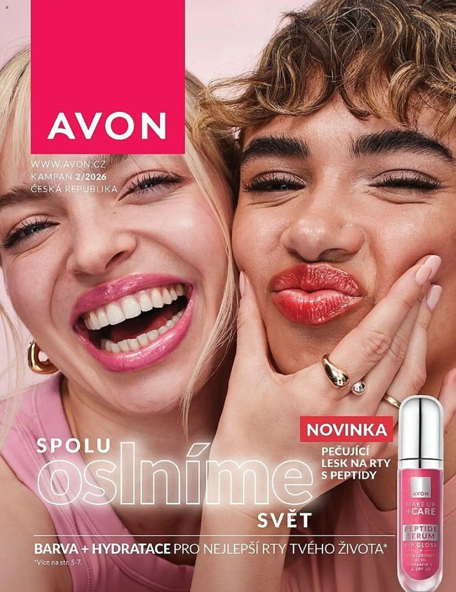 Avon katalog 2/2026 od 01.02.2026 | Strana: 1 | Produkty: Sérum, Lesk na rty