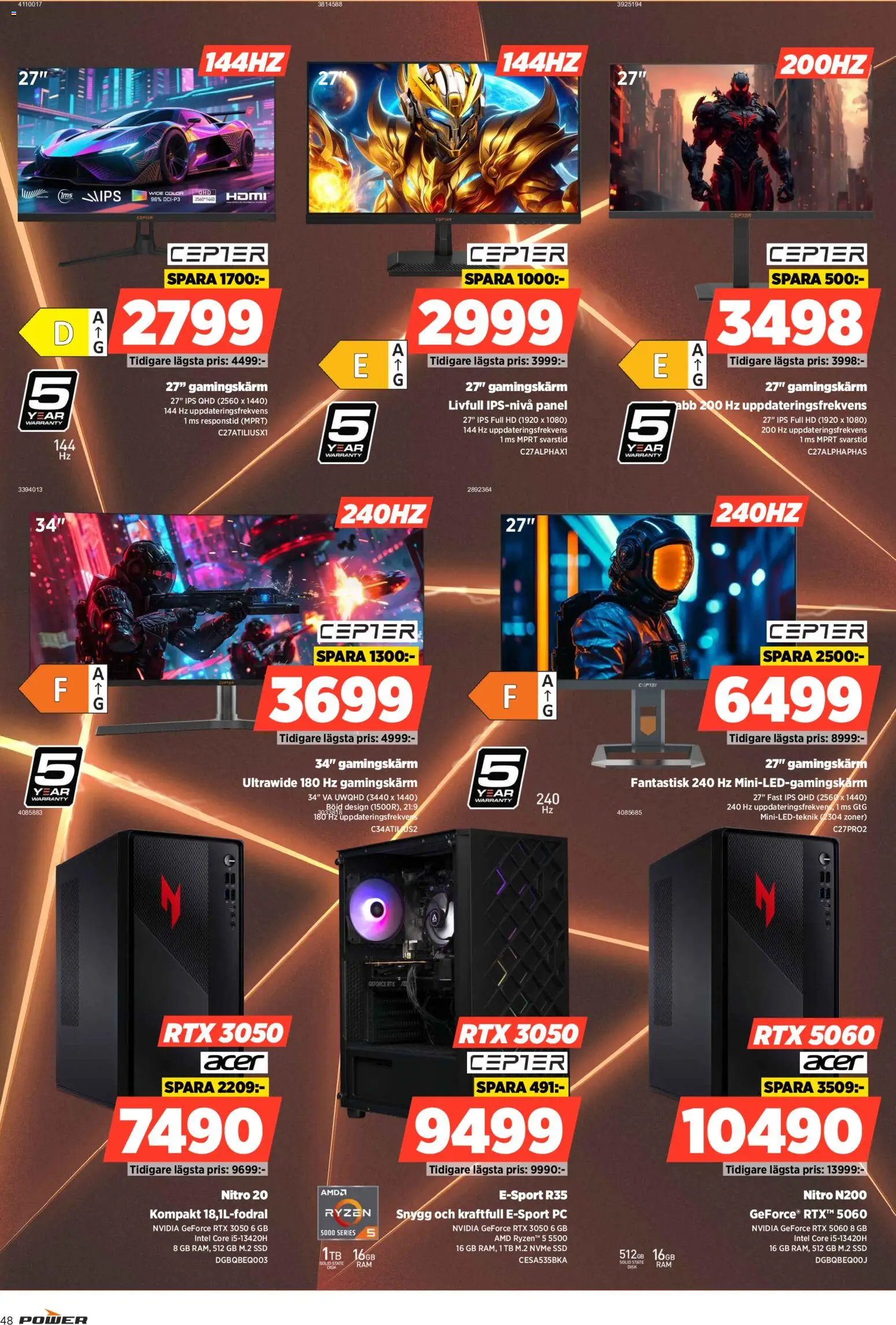 Power reklamblad aktuell från 17.11.2025 | Sida: 48 | Produkter: PC