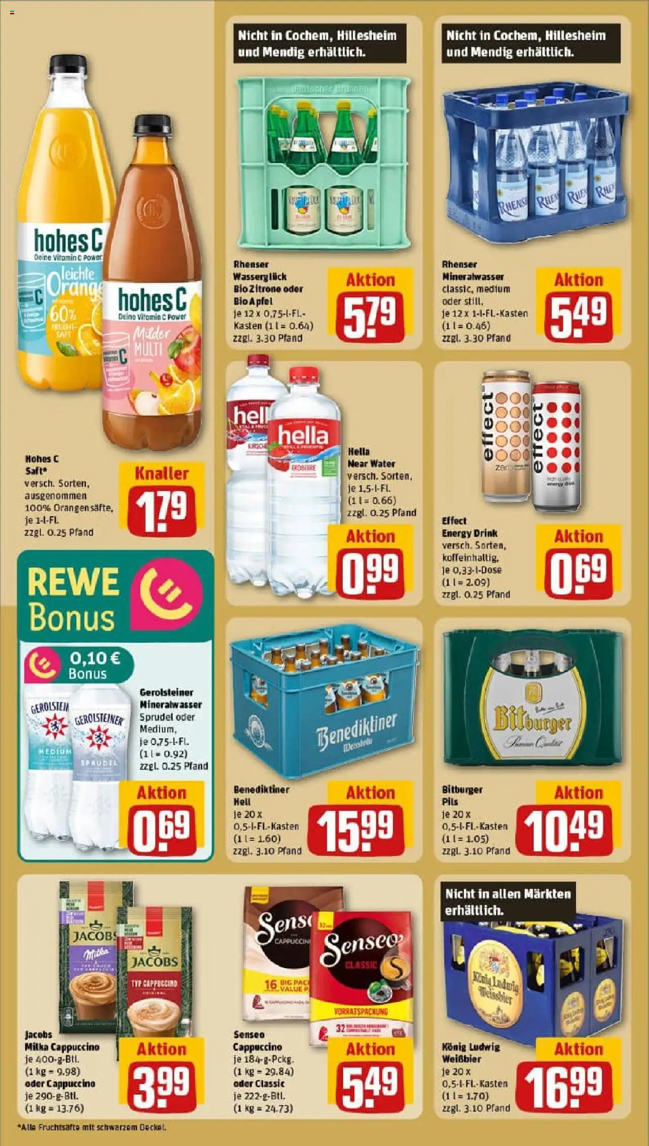 Rewe prospekt Mendig	 - gültig ab dem 06.07.2025 | Seite: 16 | Produkte: Energy, Weißbier, Milka, Saft