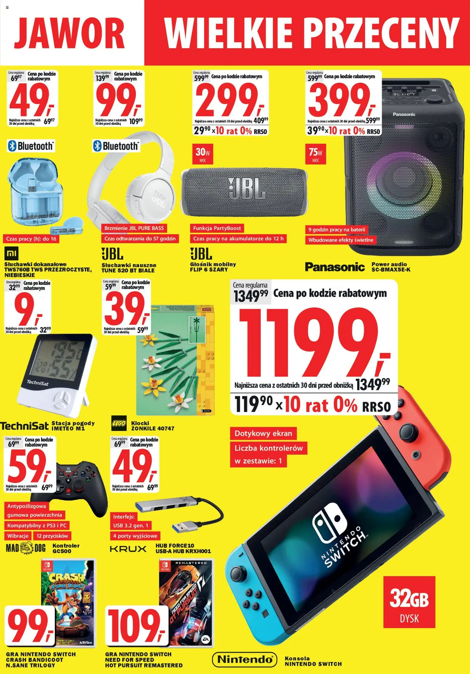 Mediaexpert Gazetka - Wielkie przeceny Jawor od 26.11.2025 | Strona: 3 | Produkty: PC, Audio, Głośnik, Konsola