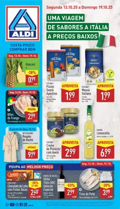 Pré-visualização Aldi folheto válido de 13.10.2025