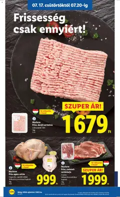 Lidl akciós ujság - amely érvényes a következő dátumtól: 17.07.2025 | Oldal: 6