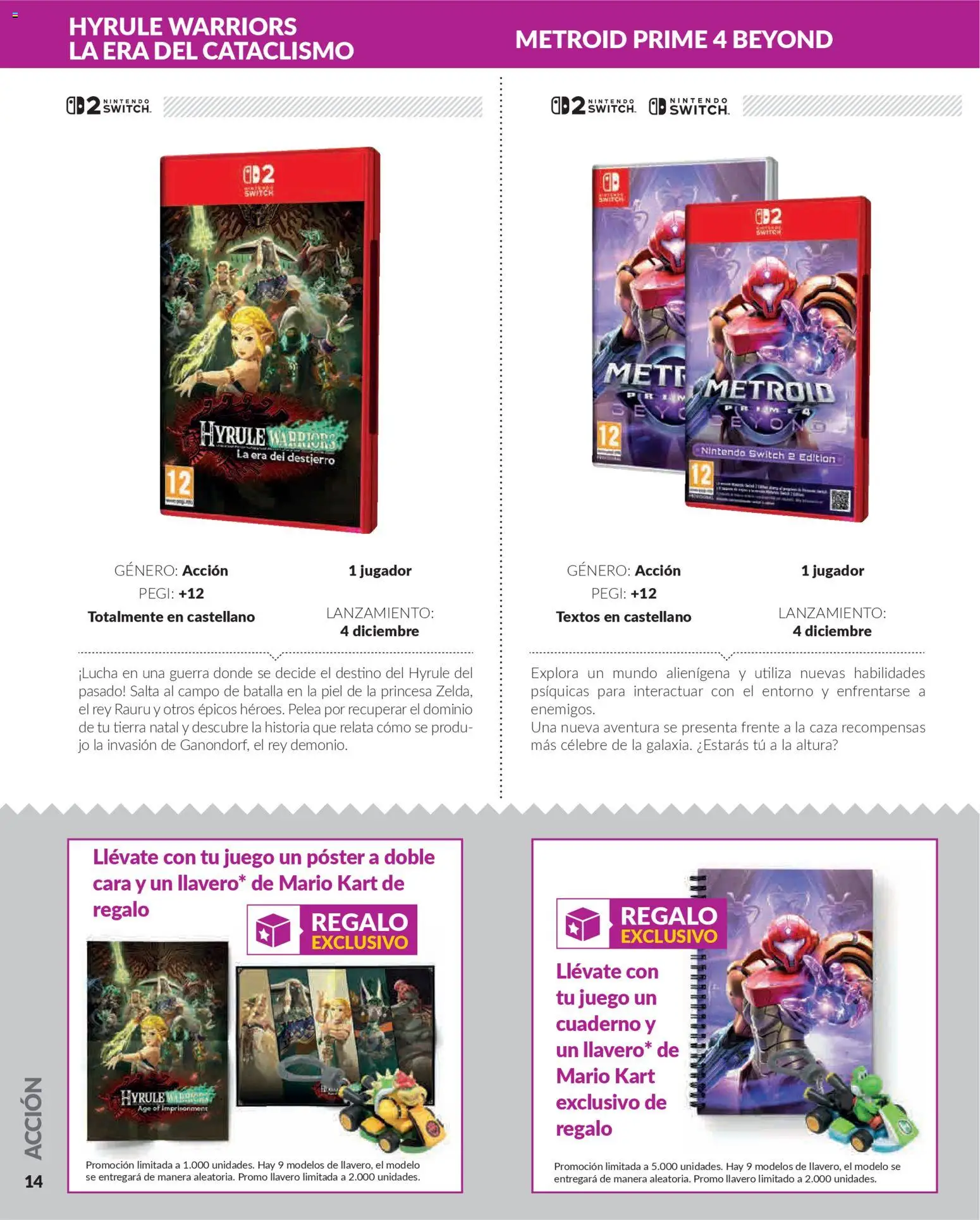 Game folleto │ válido desde el 03.12.2025 | Página: 14 | Productos: Nintendo, Jugador