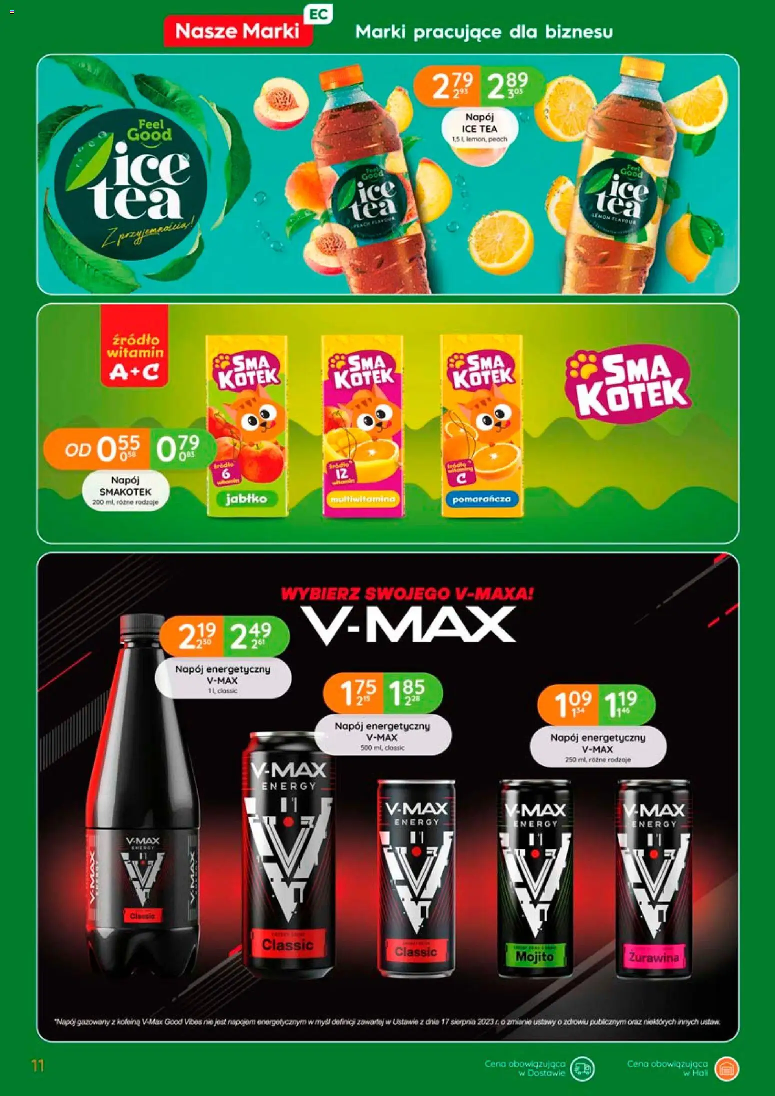 Eurocash gazetka - Oferta Produktowa od 05.03.2026 | Strona: 11 | Produkty: Ice Tea, Żurawina