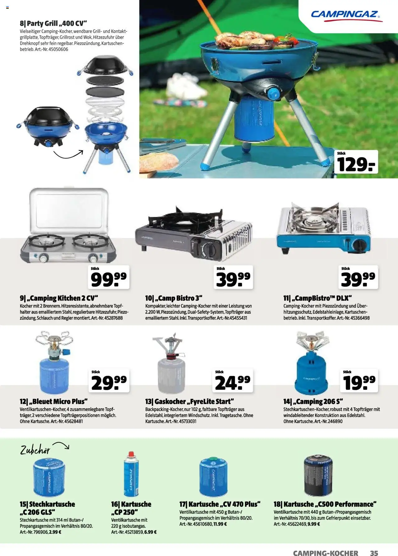 Hagebau Gartenkatalog 2025 gültig ab 05.03.2025 | Seite: 35 | Produkte: Gewicht, Kocher