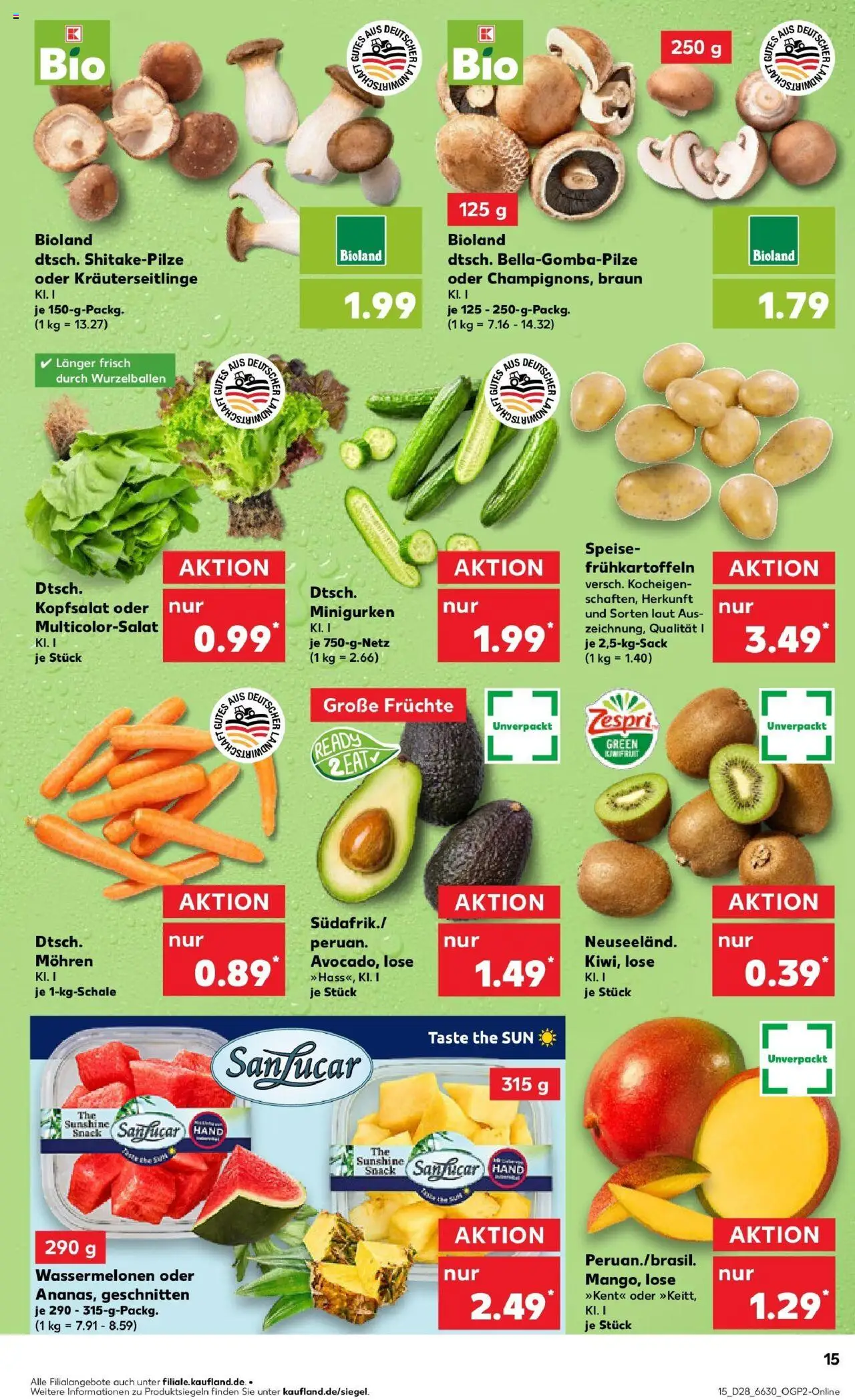 Kaufland prospekt Wetzlar	 - gültig ab dem 13.07.2025 | Seite: 30 | Produkte: Mohren, Avocado, Mango, Kiwi