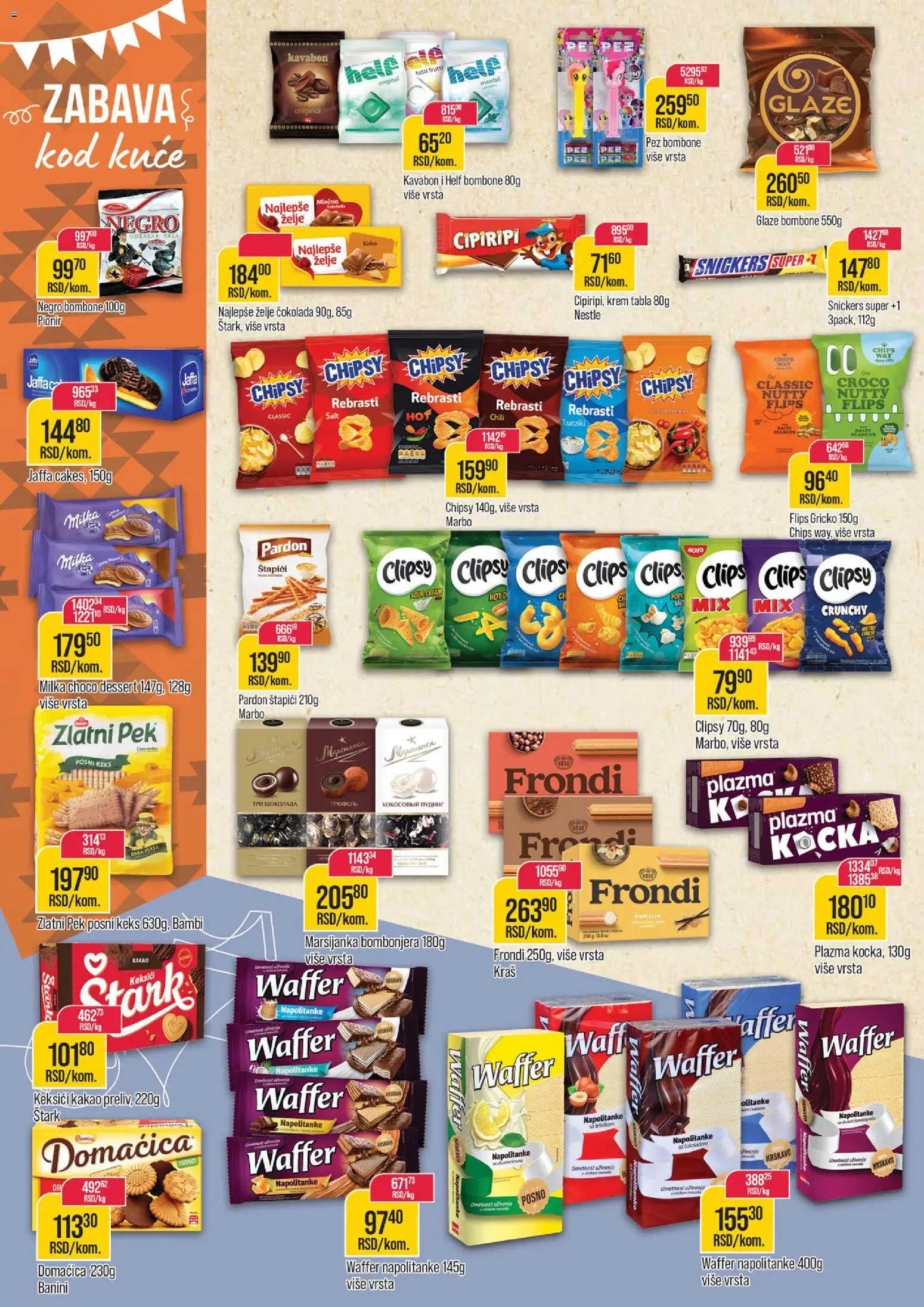 Zlatan Trag katalog - važi od 17.12.2025 | Strana: 8 | Proizvode: Bombone, Milka, Domaćica, Napolitanke