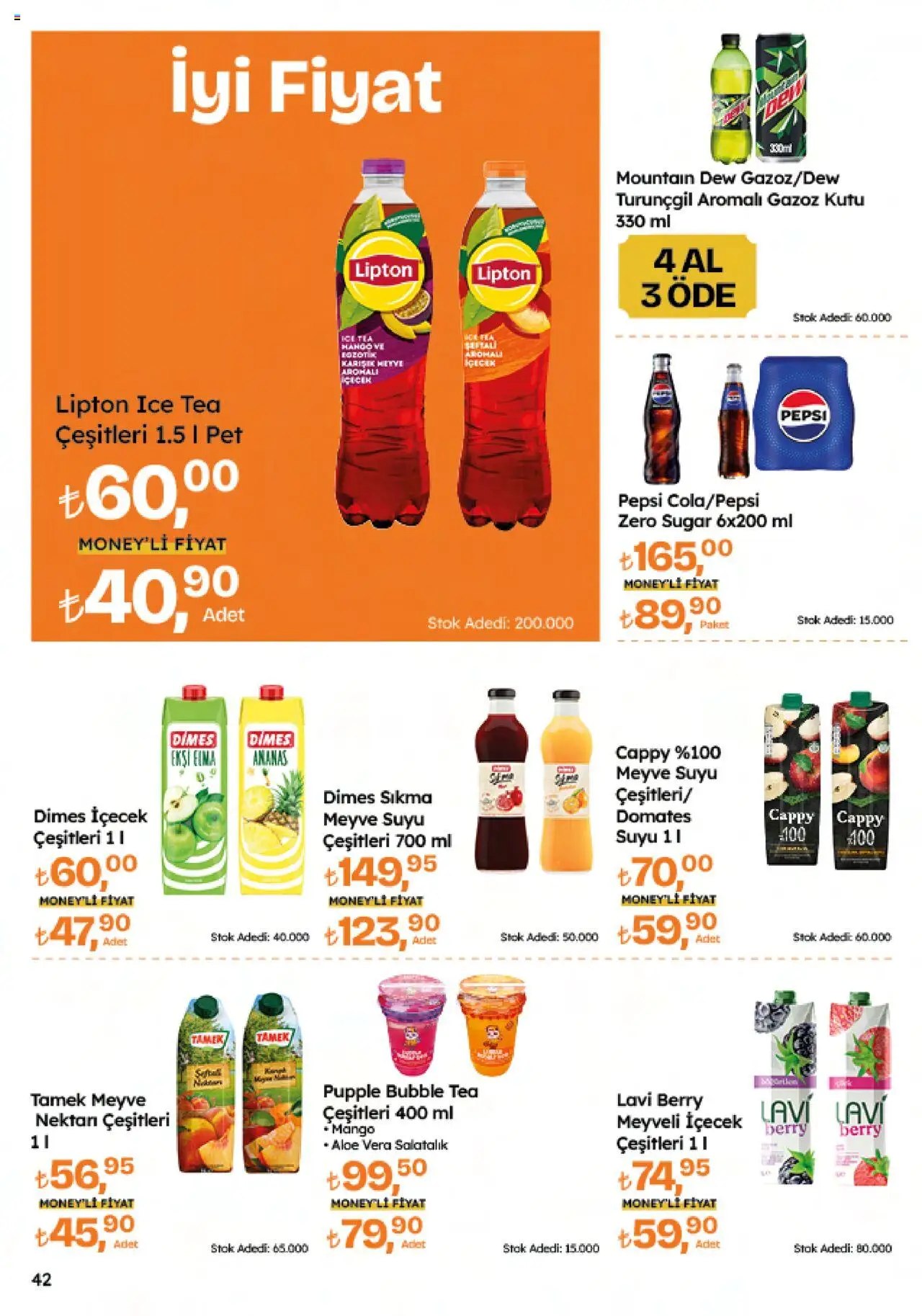 Migros Katalog - Migroskop - 25.09.2025 tarihinden itibaren geçerlidir | Sayfa: 42 | Ürünler: Kutu, Domates, Meyve, Ice tea