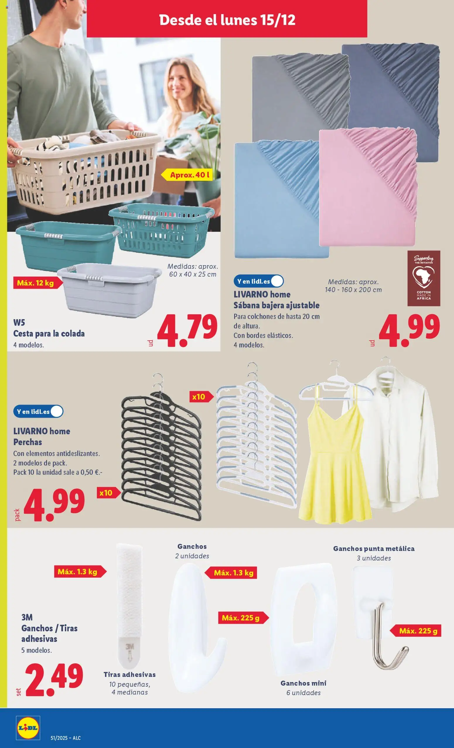 Lidl folleto de bazar │ válido desde el 15.12.2025 | Página: 16 | Productos: Cesta