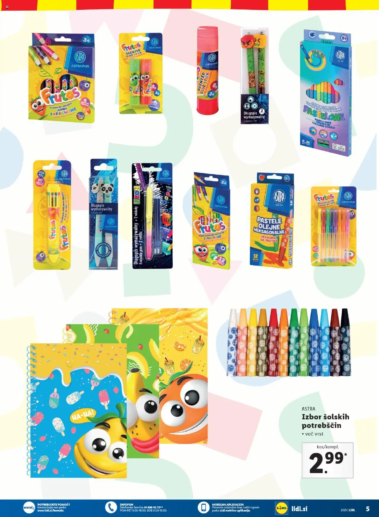 Lidl katalog vše za šolo │ velja od 30.06.2025 | Stran: 5