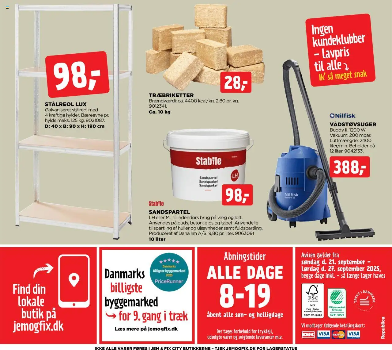Jem & fix tilbudsavis – gyldig fra 21.09.2025 | Side: 24 | Produkter: Hylde