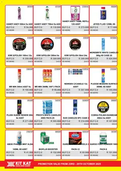 KIT KAT Cash & Carry specials catalogue – valid from 23.10.2025 | Page: 15 | Products: Foot powder, Case, Powder, Kiwi