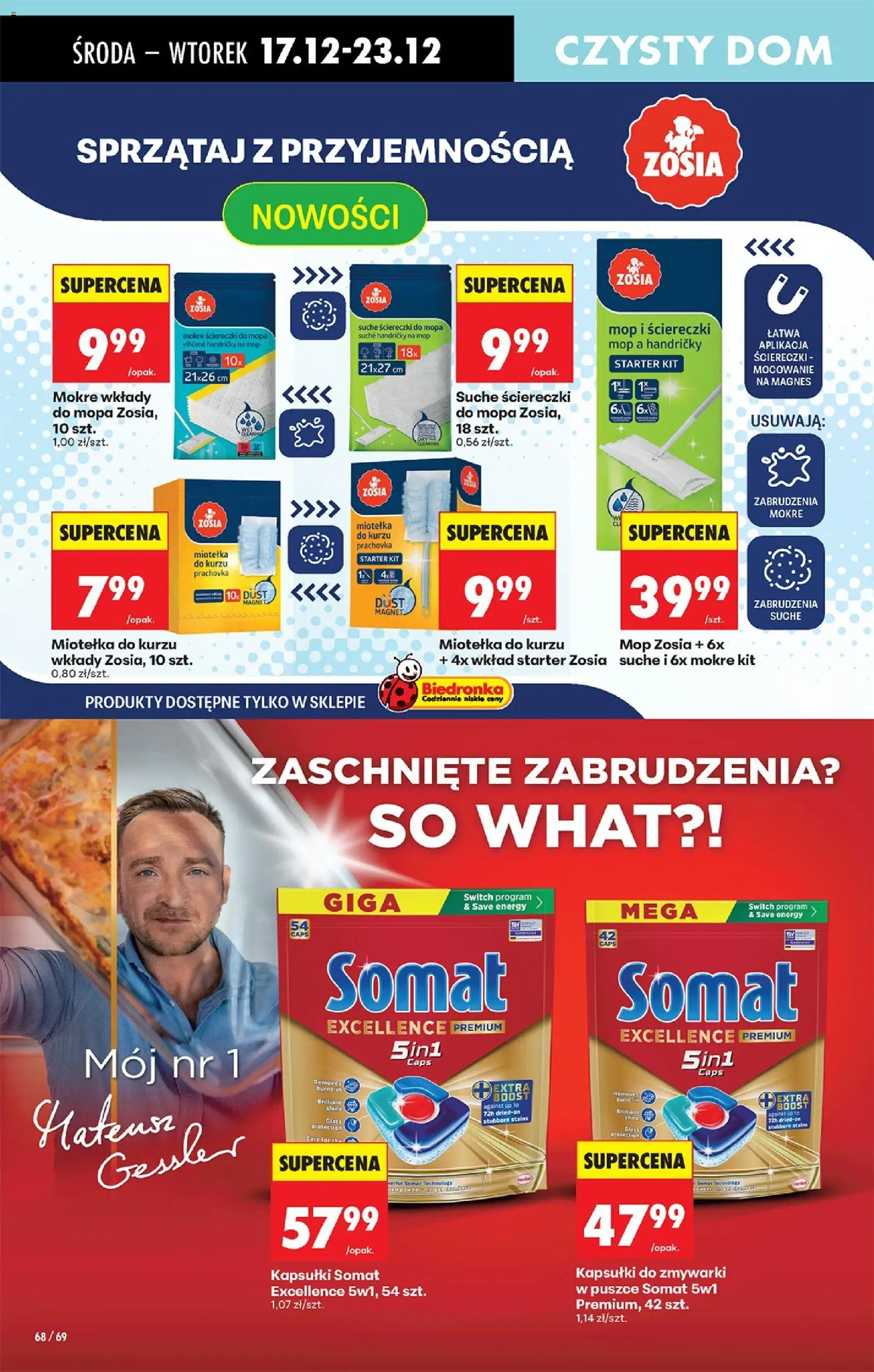 Biedronka gazetka - Oferta w tym tygodniu od 17.12.2025 | Strona: 78 | Produkty: Starter, Kapsułki do zmywarki