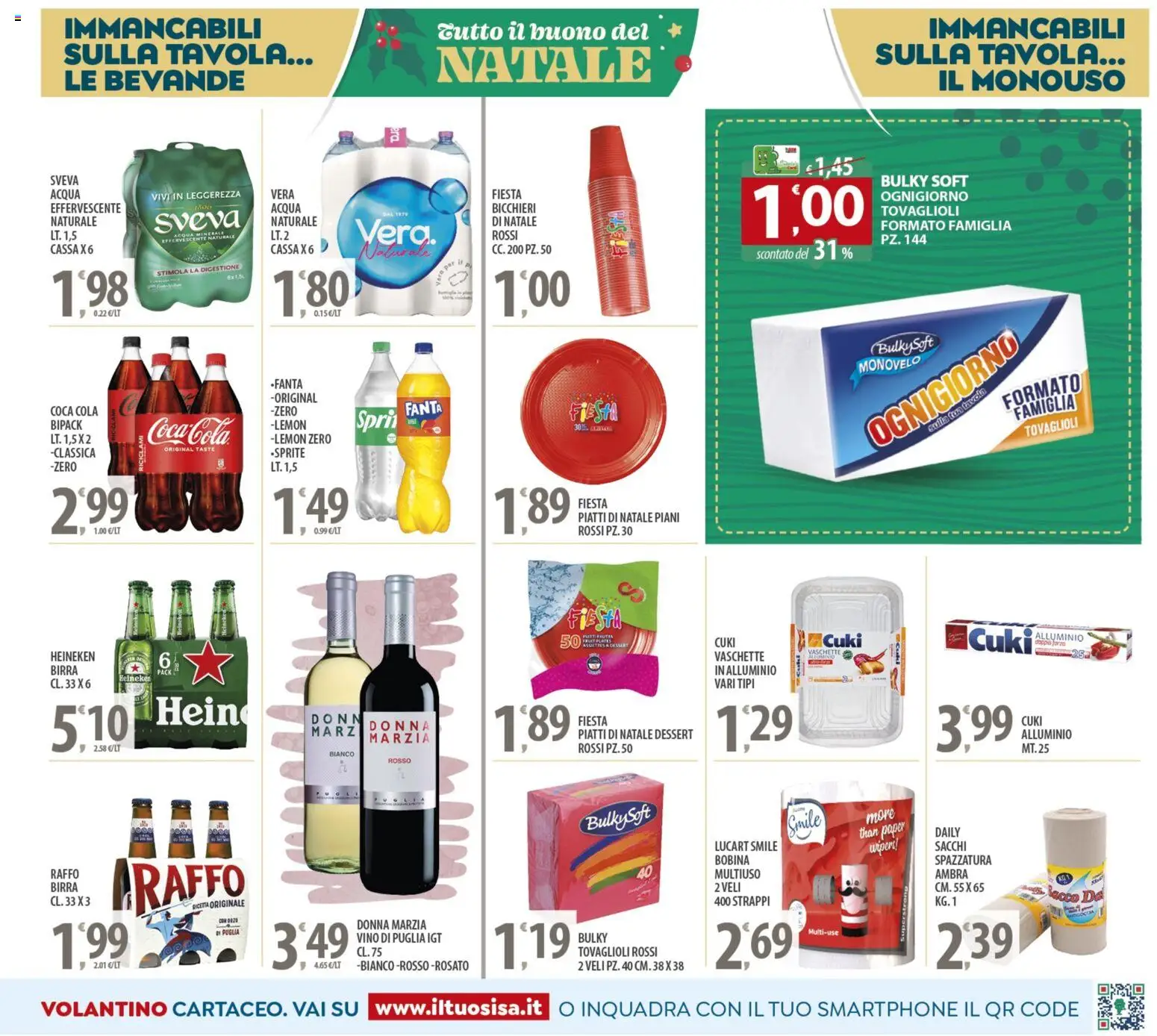 Volantino SISA del 16.12.2025 | Pagina: 15 | Prodotti: Smartphone, Alluminio, Acqua minerale, Heineken