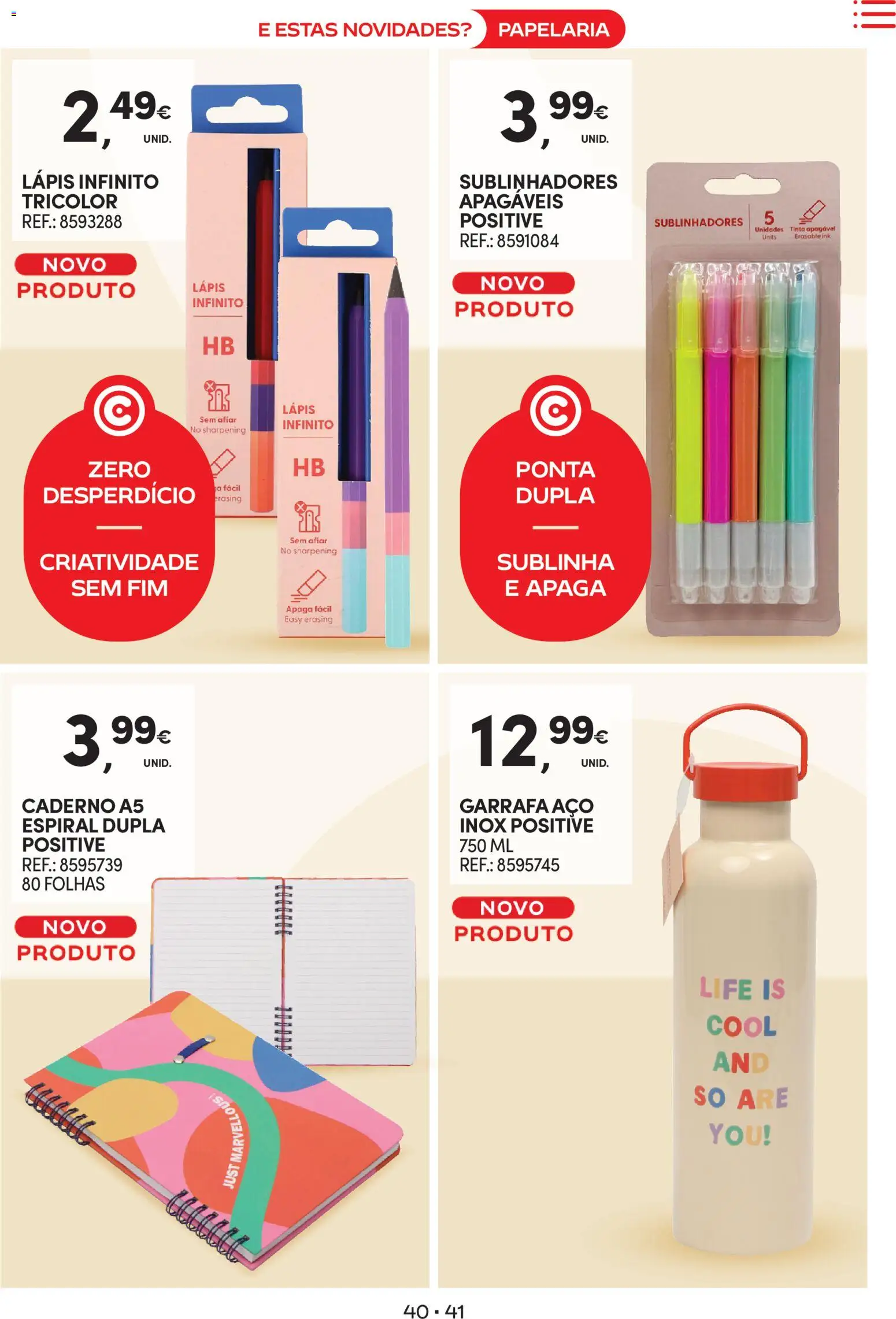 Continente - Novidades de que toda a gente gosta │ válido de 10.02.2026 | Página: 41 | Produtos: Caderno, Notebook