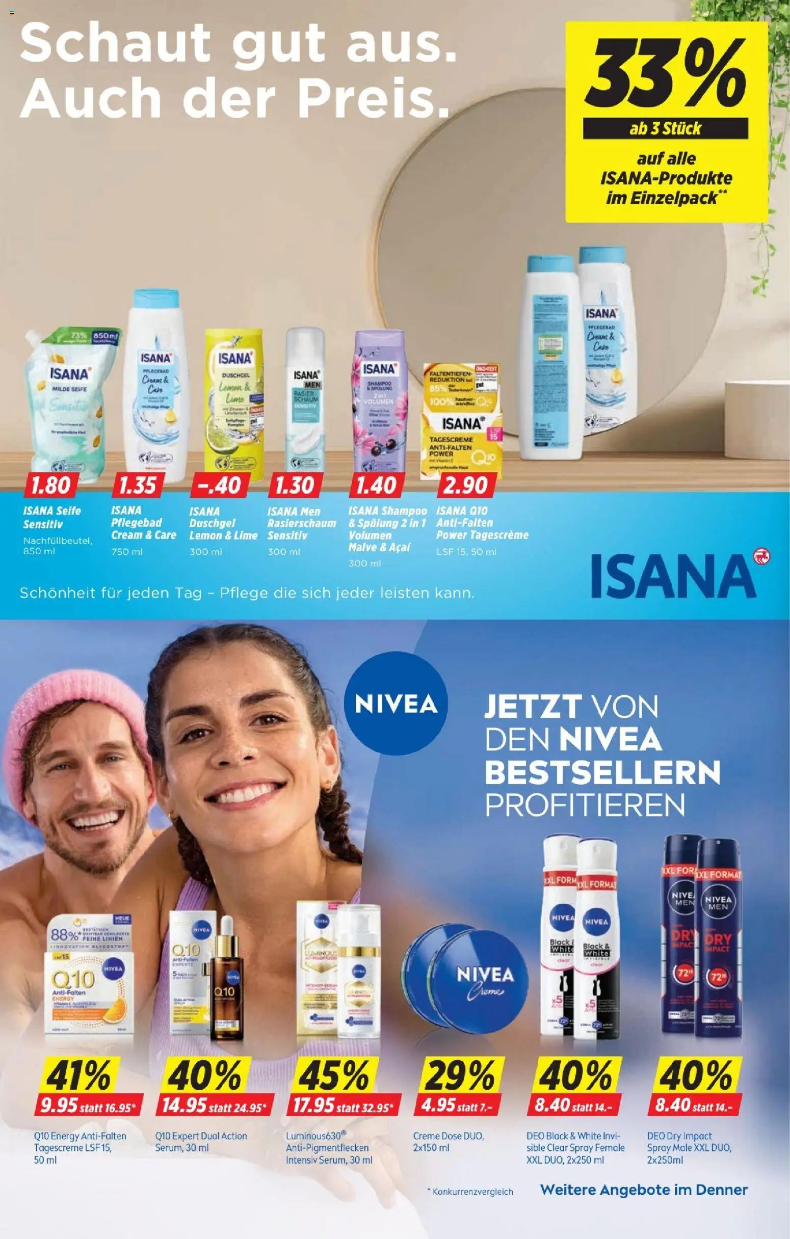 Denner Aktionen – gültig ab 20.01.2026 | Seite: 16 | Produkte: Seife, Tagescreme, Creme, Spülung