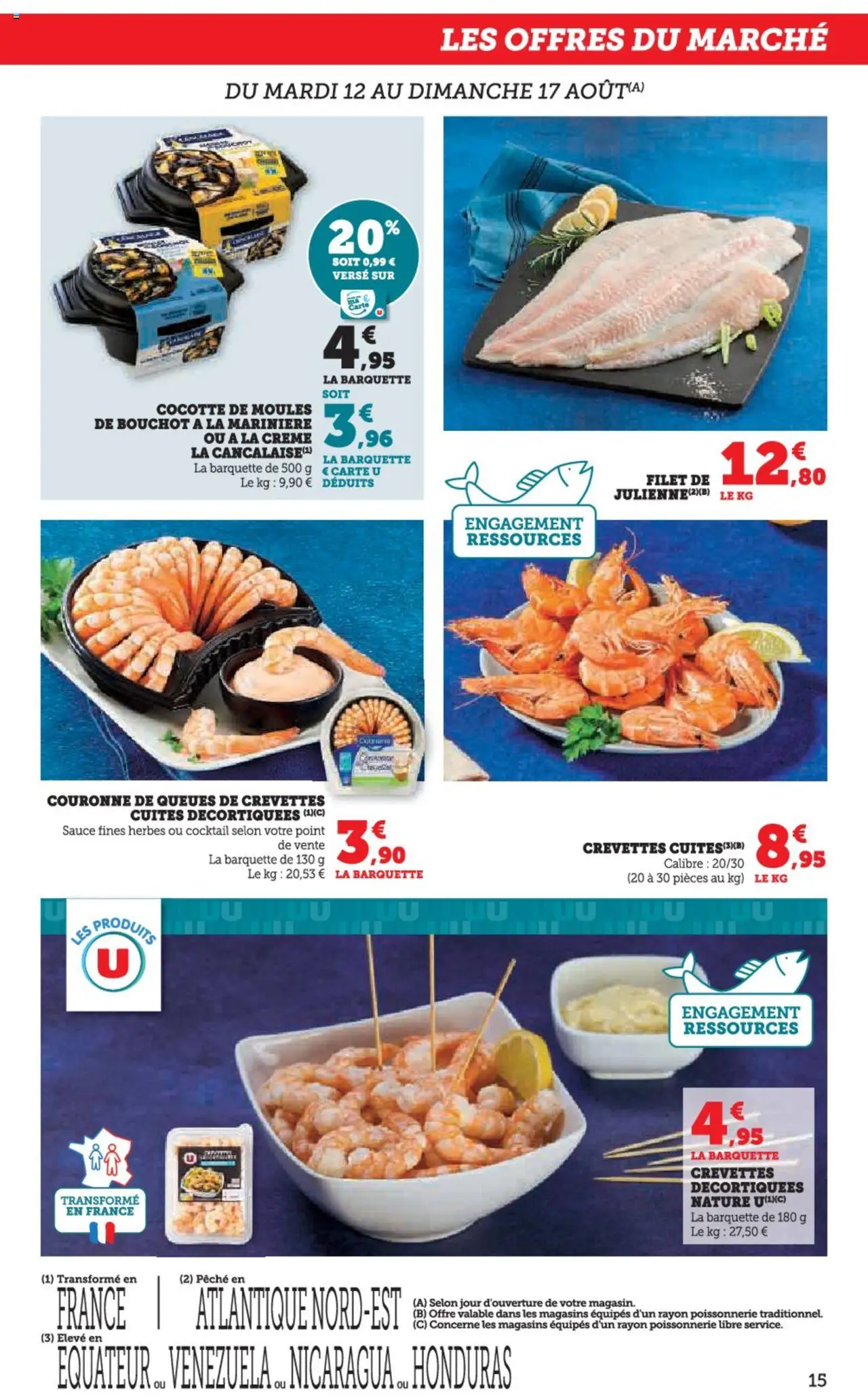  | Page: 15 | Produits: Marinière, Pêche, Moules de bouchot, Crème