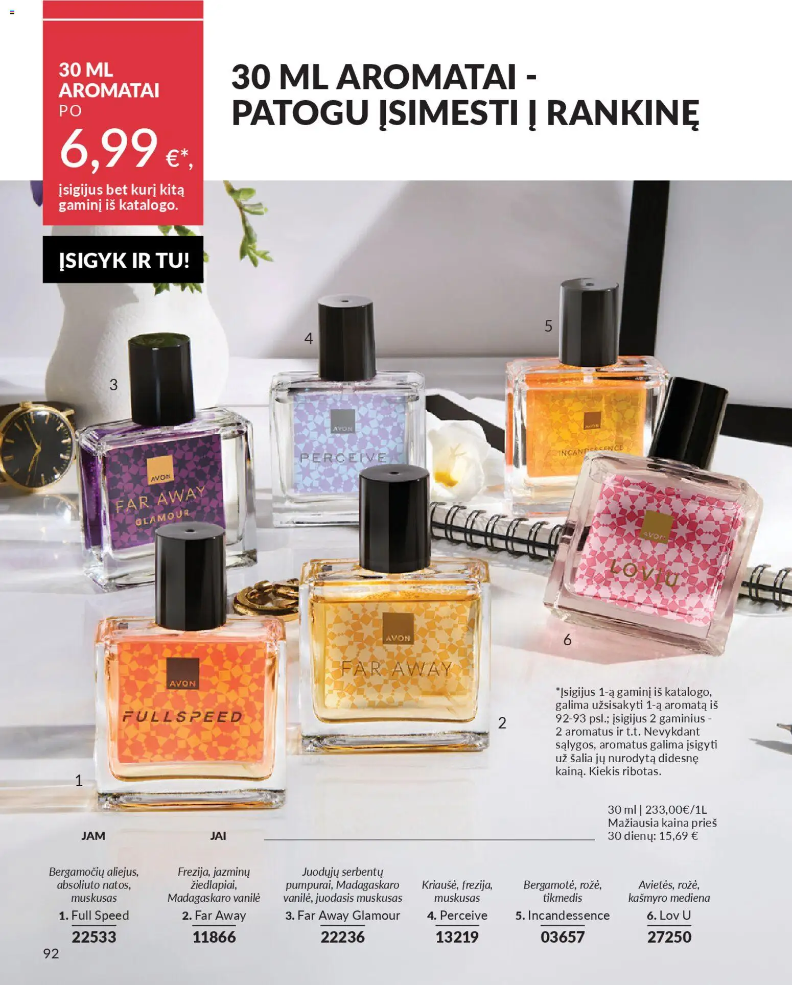 AVON akcijos nuo 01.01.2026 | Puslapis: 92 | Prekių: Rankinė