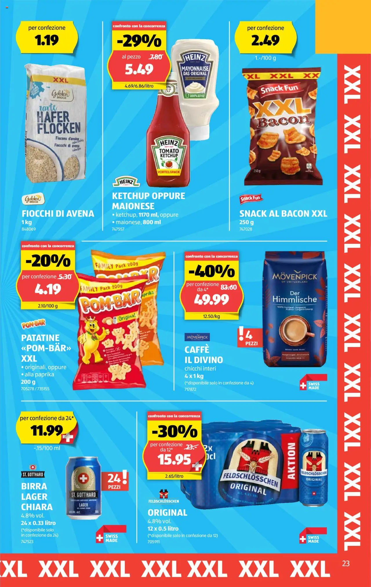 Aldi Volantino ab 28.08.2025 | Seite: 23 | Produkte: Ketchup, Mayonnaise, Flocken