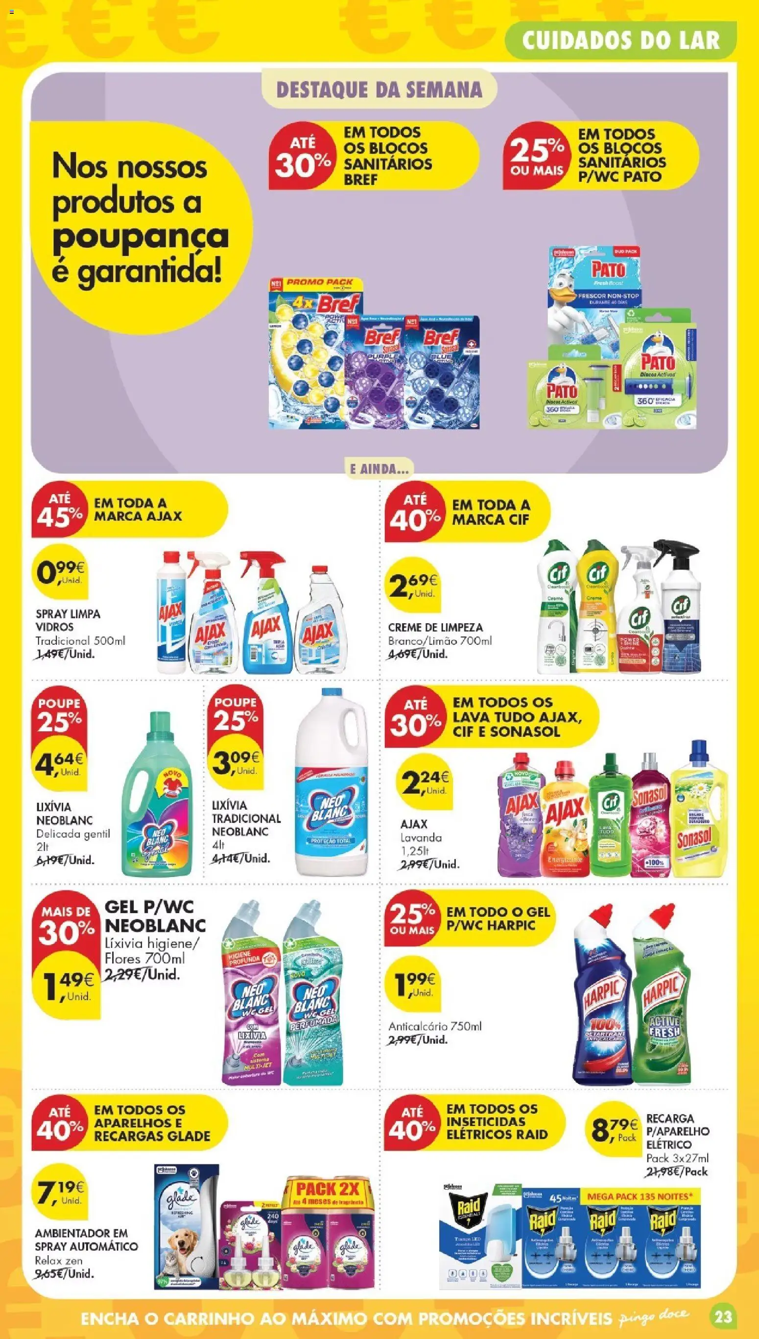 Pingo Doce Poupe Esta Semana Madeira │ válido de 28.04.2026 | Página: 23 | Produtos: Flores, Fragrância, Limpa vidros, Creme