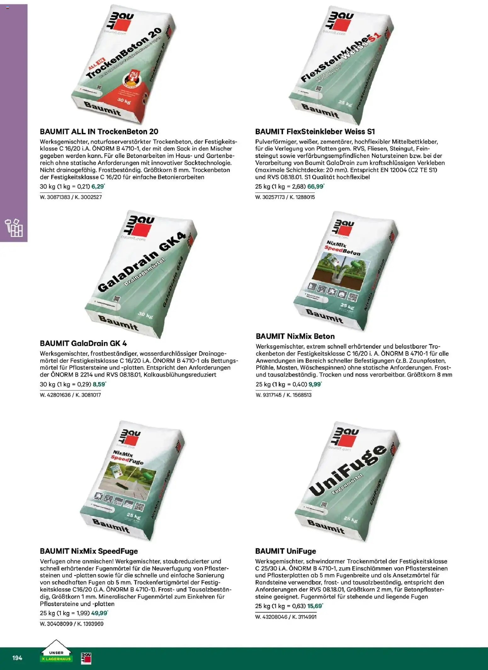 Lagerhaus Garten & Freizeit Katalog 2026 - Wien, Innsbruck gültig ab 01.03.2026 | Seite: 194