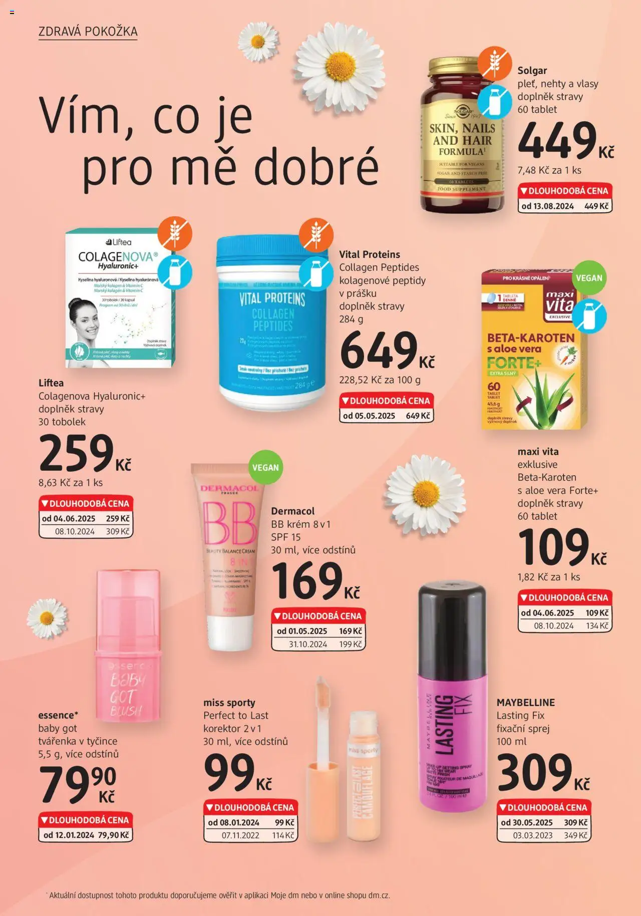 dm drogerie leták od 04.06.2025 | Strana: 4 | Produkty: Kolagen, Miss Sporty, Nehty, Korektor