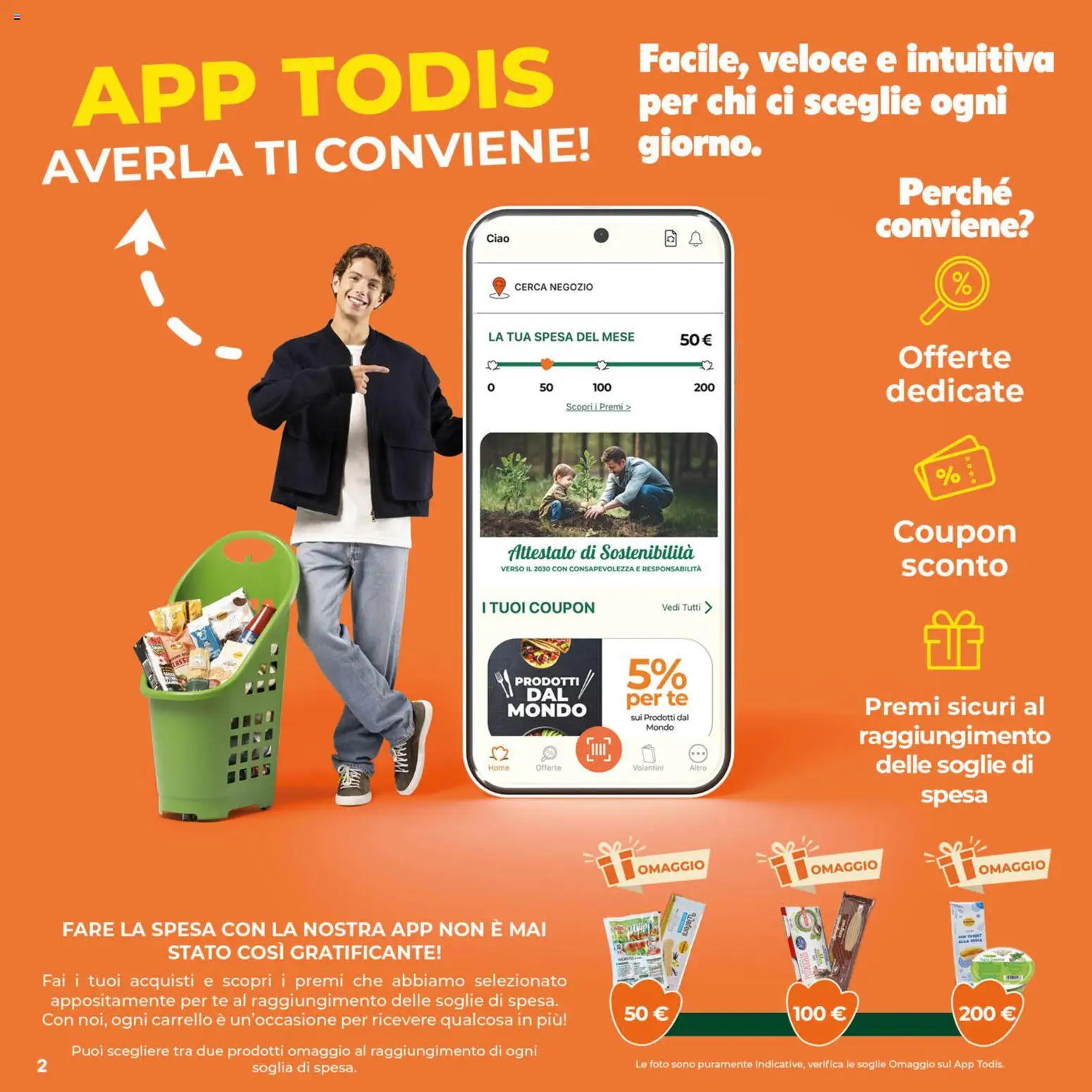 Volantino Todis del 07.04.2026 | Pagina: 2 | Prodotti: Tè, Carrello