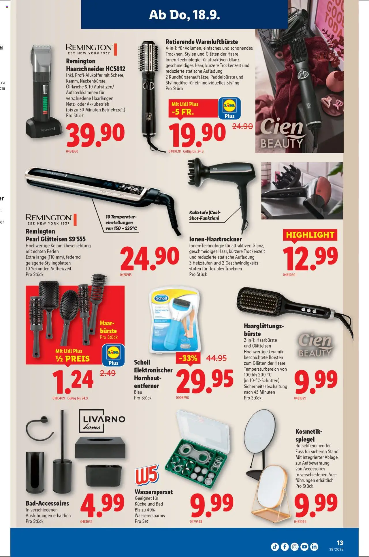 Lidl Aktionen – gültig ab 18.09.2025 | Seite: 13