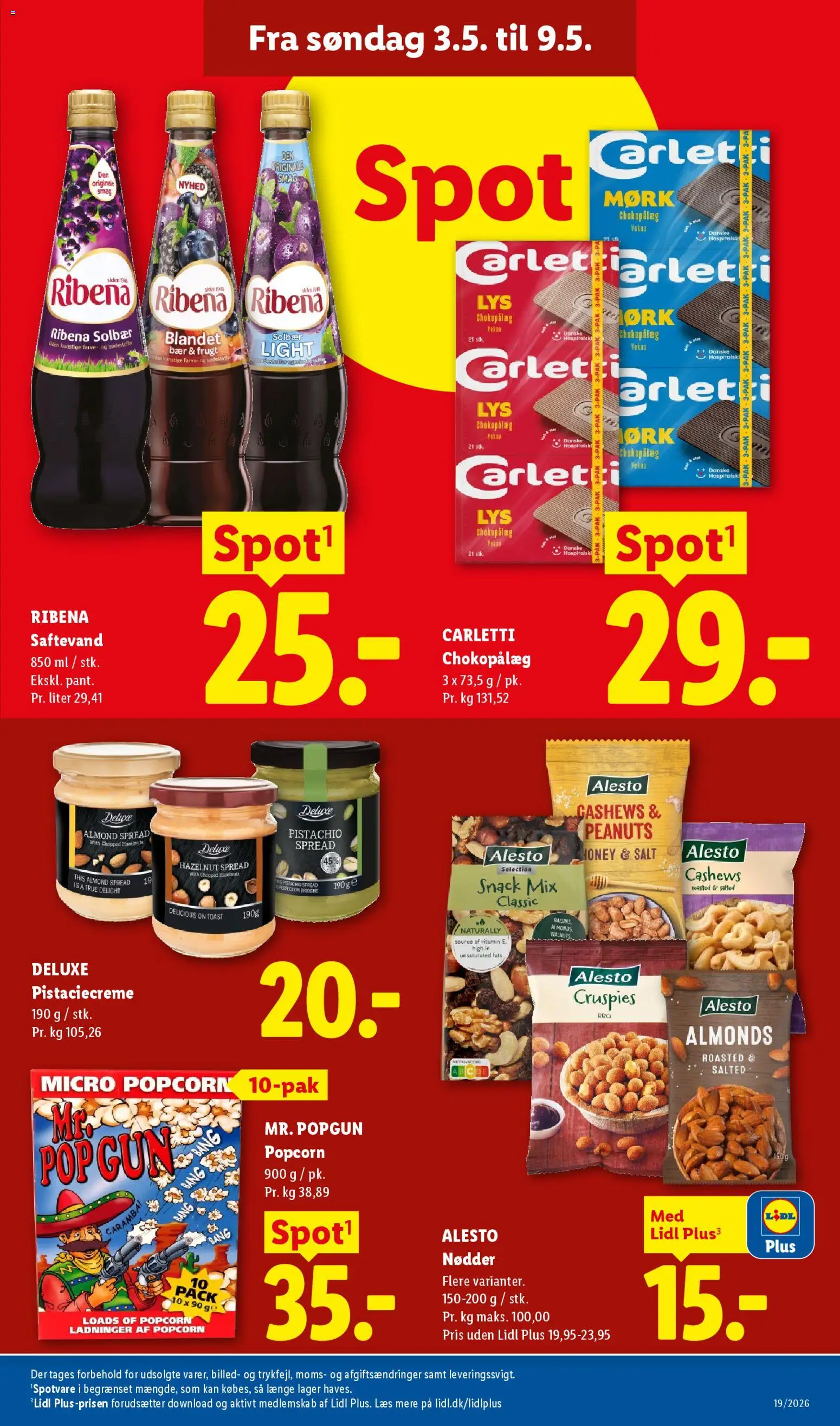 Lidl tilbudsavis – gyldig fra 03.05.2026 | Side: 7 | Produkter: Nødder, Salt, Is, Solbær