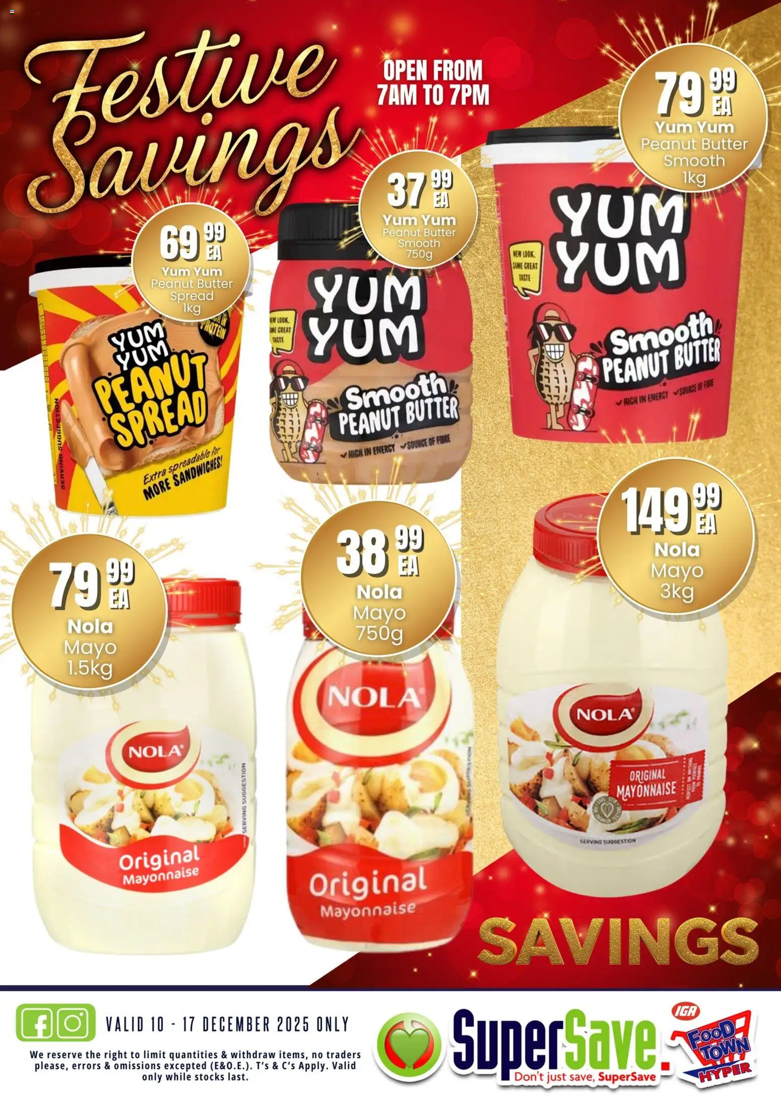 New Super Save catalogue – valid from 10.12.2025 | Page: 39 | Products: Butter, Peanut butter, Mayonnaise