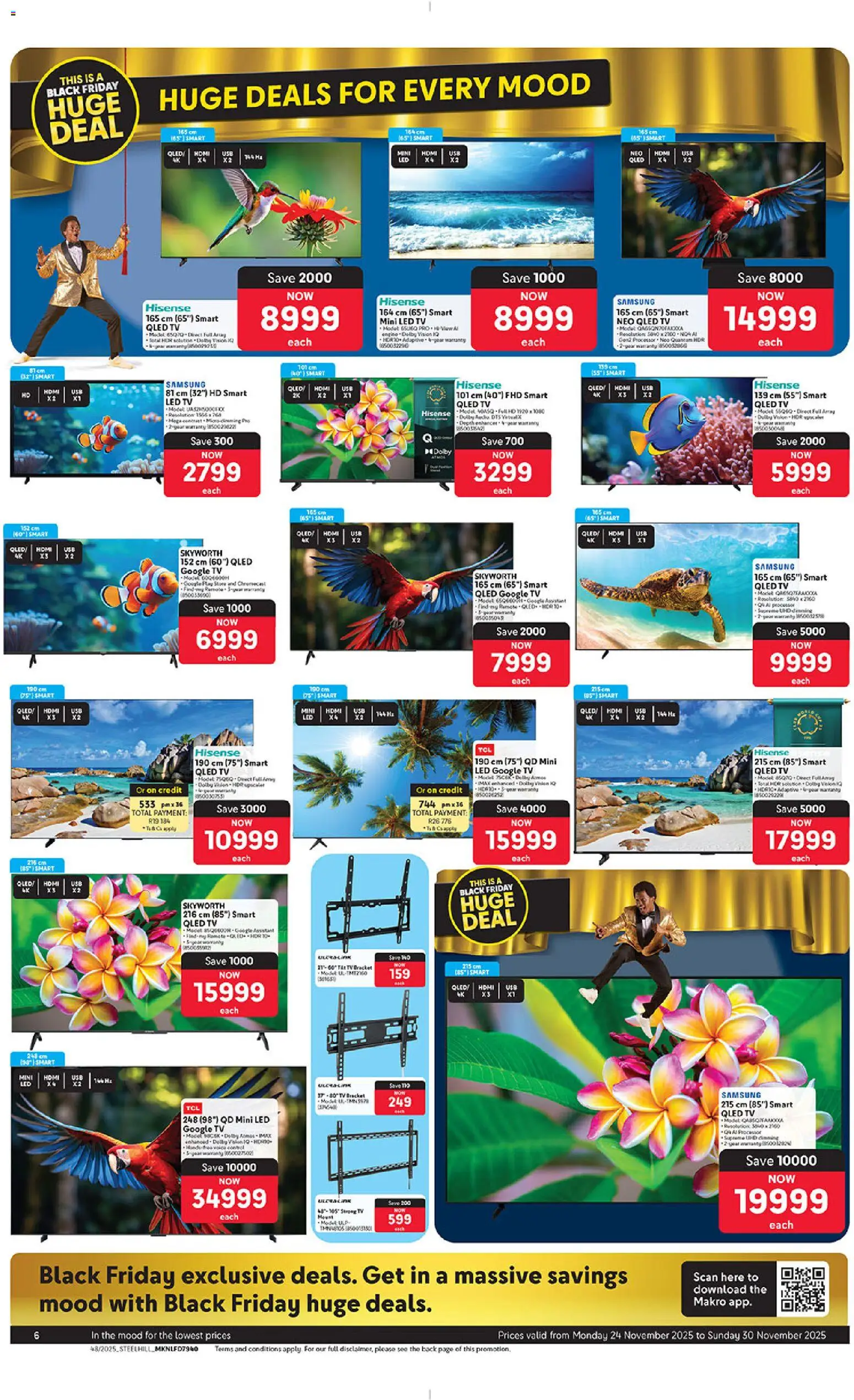 New Makro catalogue – valid from 24.11.2025 | Page: 6 | Products: TV