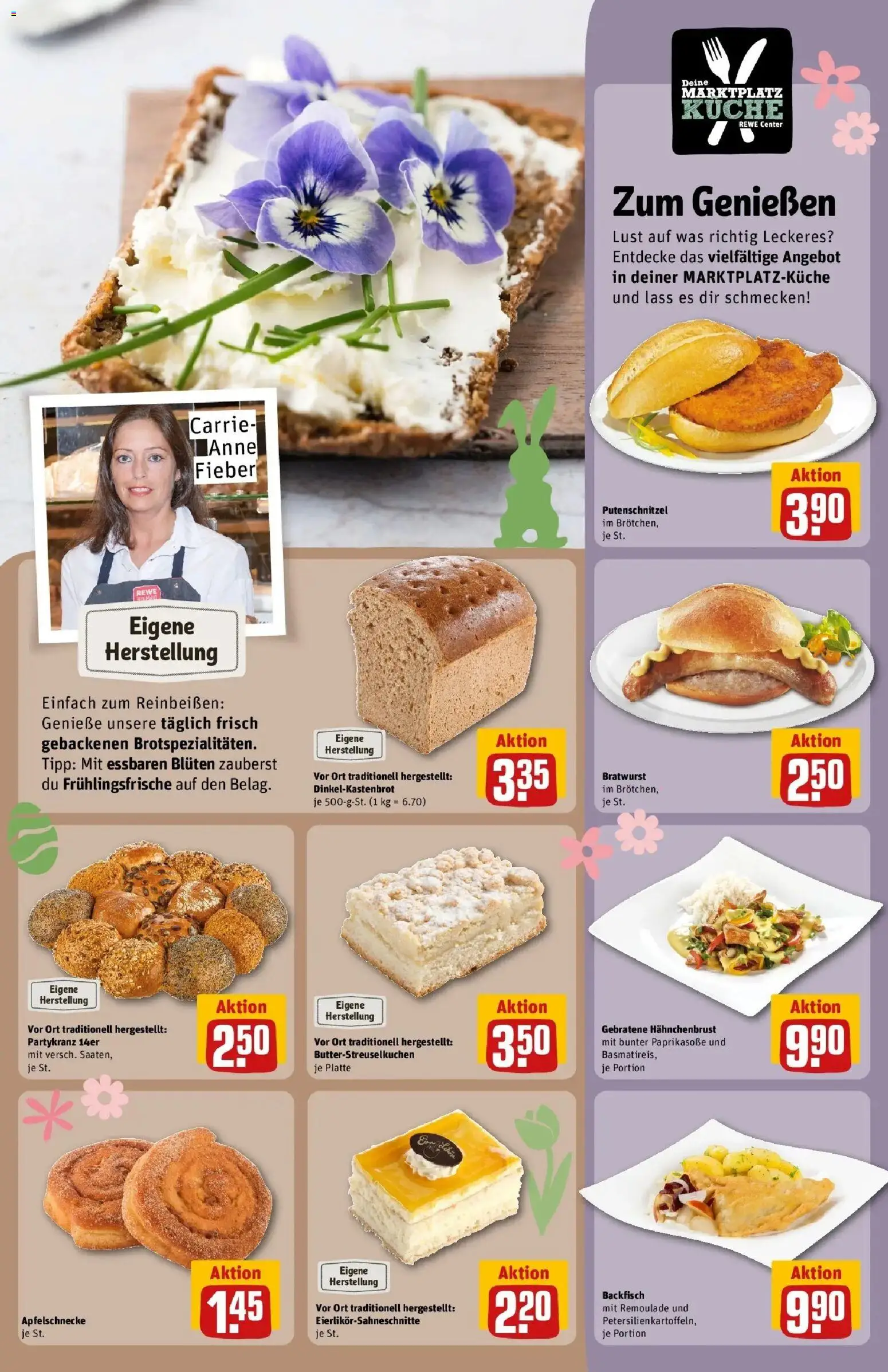 Rewe Prospekt Darmstadt	 – gültig ab 15.03.2026 | Seite: 15 | Produkte: Bratwurst, Küche, Putenschnitzel, Hahnchenbrust