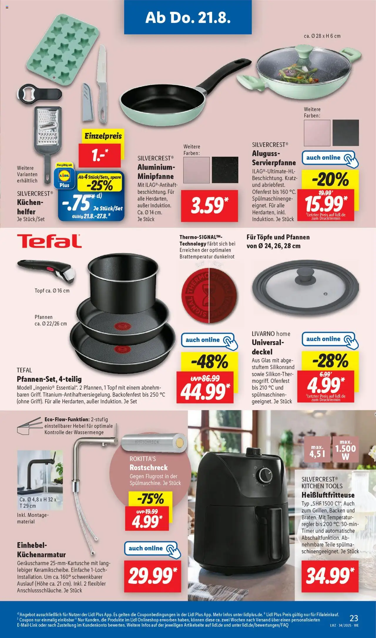 Lidl Prospekt Heppenheim	 - gültig ab dem 18.08.2025 | Seite: 37 | Produkte: Kuchen, Heißluftfritteuse
