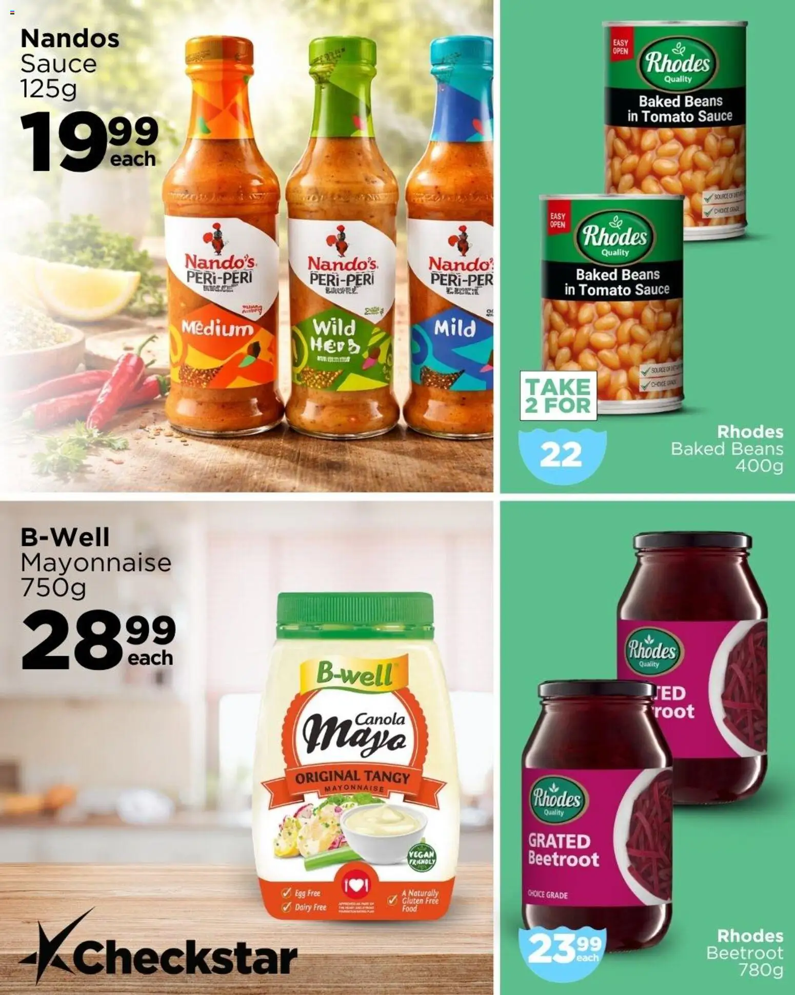 New Check Star catalogue – valid from 24.03.2026 | Page: 6 | Products: Beans, Tomato sauce, Mayonnaise, Sauce